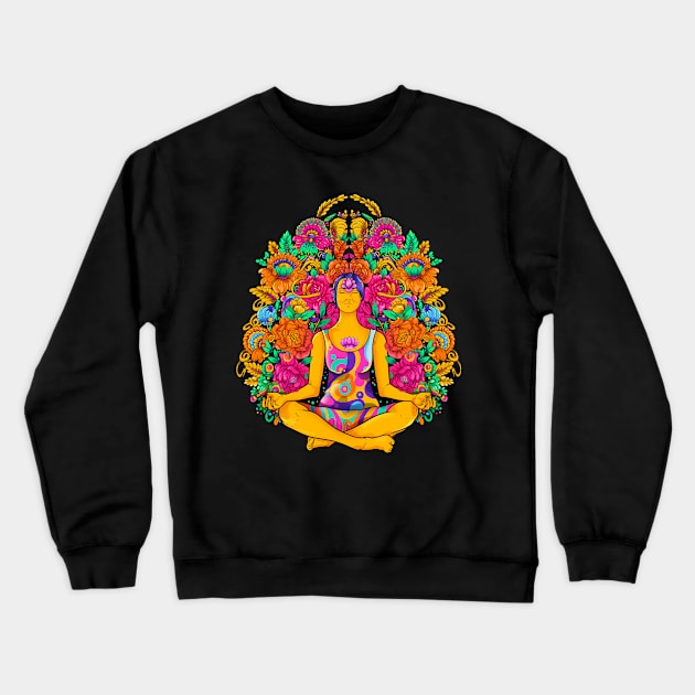 psychedelic art Crewneck Sweatshirt by Harsimran_sain